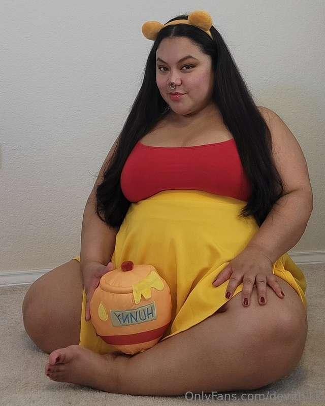 Winnie the Pooh eating and stuckage video coming soon!
