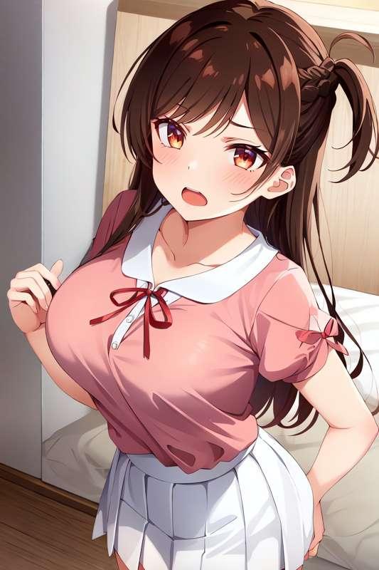 催眠彼女、お借りします【脱衣編】  75枚(zip, pdf有り)