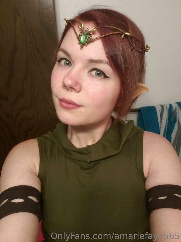Throwback to July 2018
Custom elf costume for Ren faire