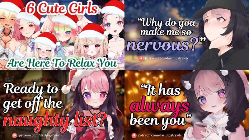 🎄✨ Sneak Peek of ASMR RP Thumbnails for December 2024! 🎁🎅