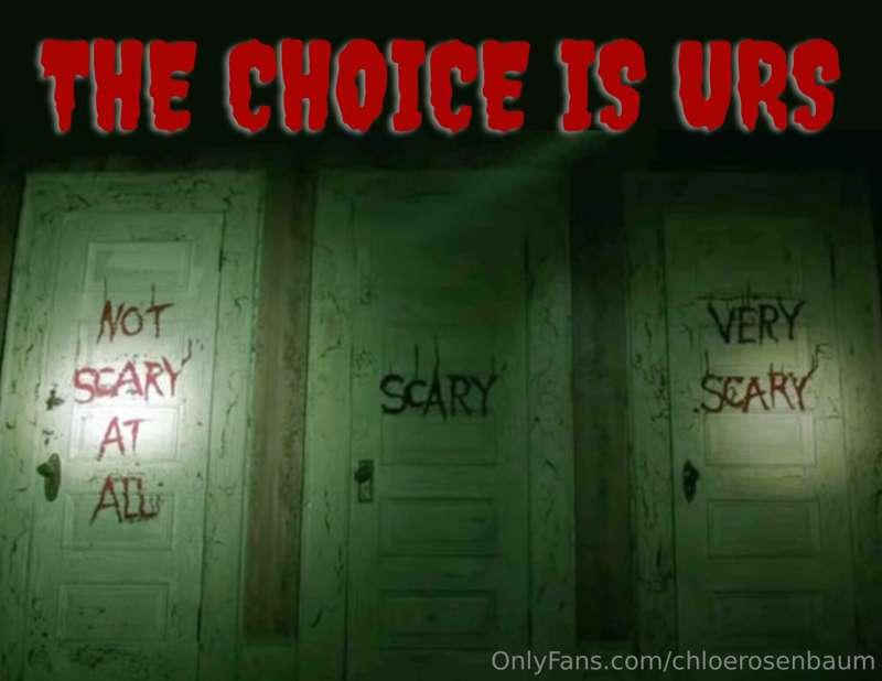 this Halloween im giving u a choice… pick 1 or pick them all..