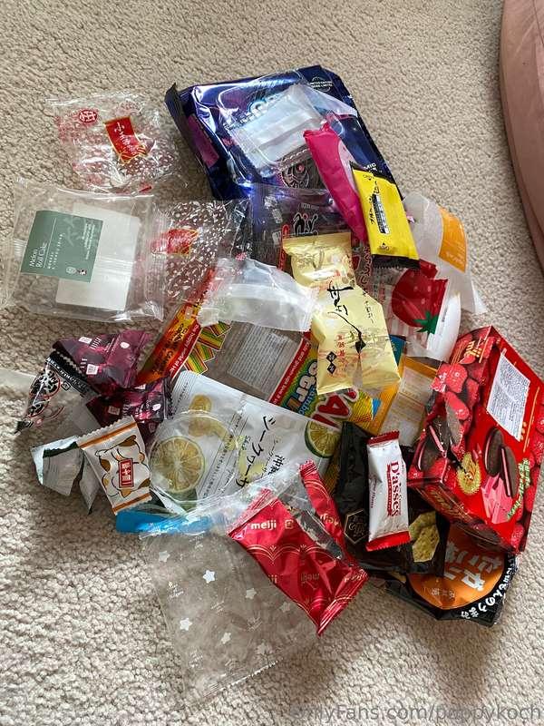 I realized my entire trash bin this week was snack and candy..