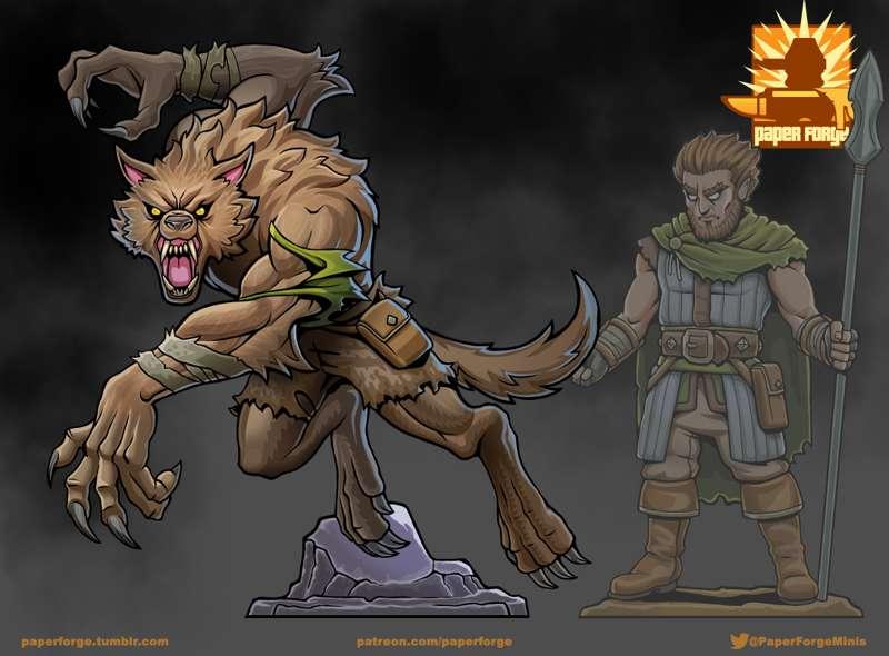 Werewolf Hybrid color preview!