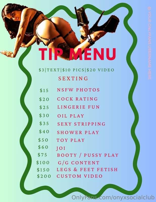 Deck your halls with my Holiday TIP Menu 🎅 Don't know what t..