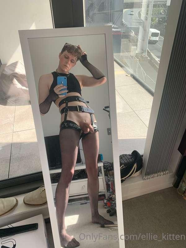 Oh? You like looking at mommys penis? You’re so naughty time..