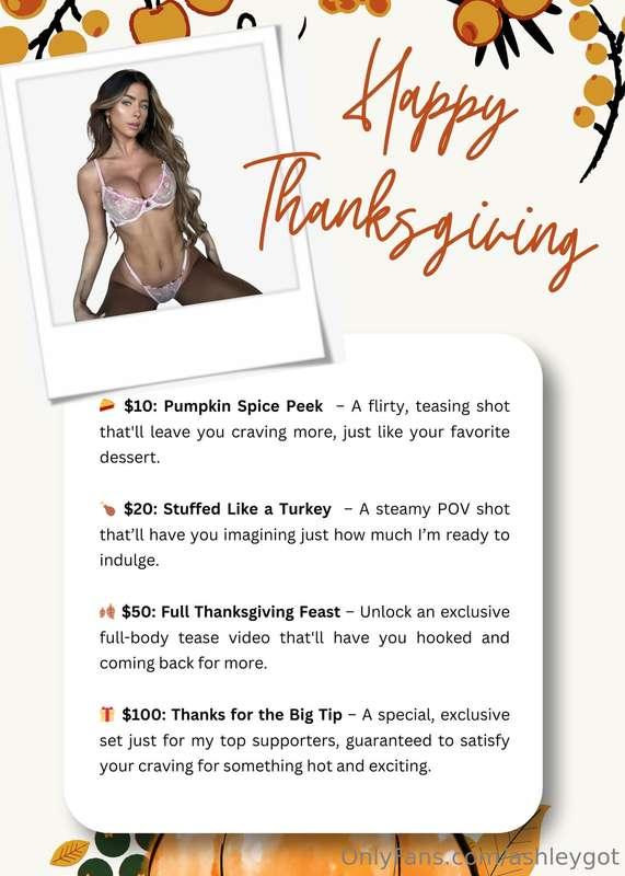 Happy Thanksgiving ❤️🍁 I’m beyond grateful for all your supp..
