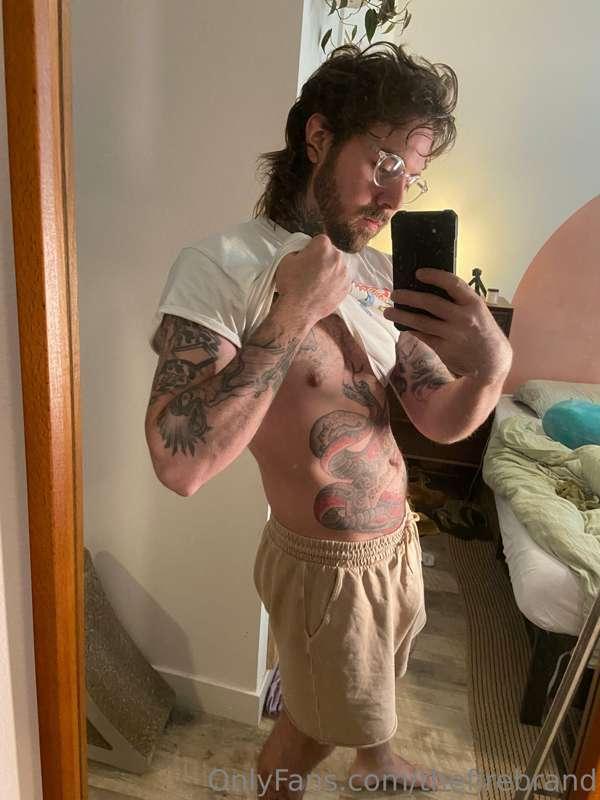 I’ve been working out a lot… do you see any definition yet? ..