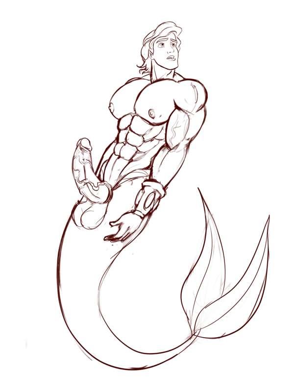 Prince Eric merman version 