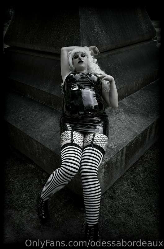 playin in the cemetary