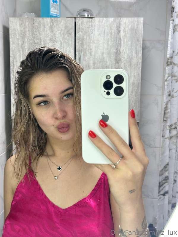 Did you miss my wet hair from the shower? By the way, how do..