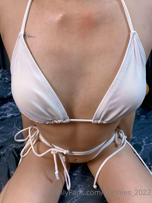 in white dress