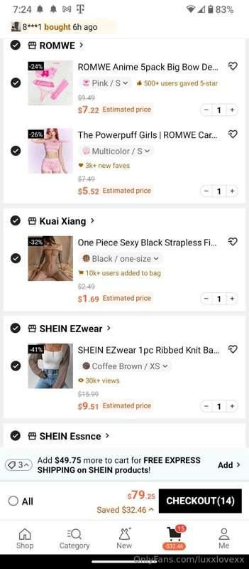 if u wanna be a sweetie pie and gift me something for vday y..