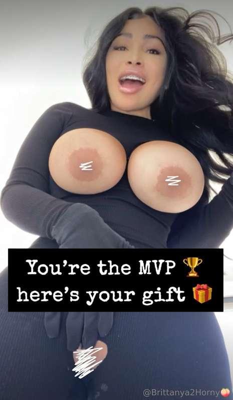 Because you’re my MVP 🏆 @seebrittanya