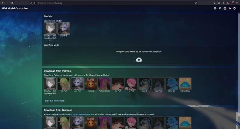 Gena-Customizer update! -  All models added with mapping!