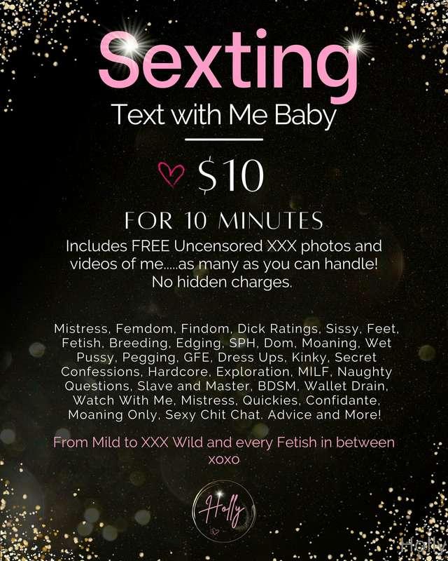 Wanna sext with me today?? I’m waiting for you …. 