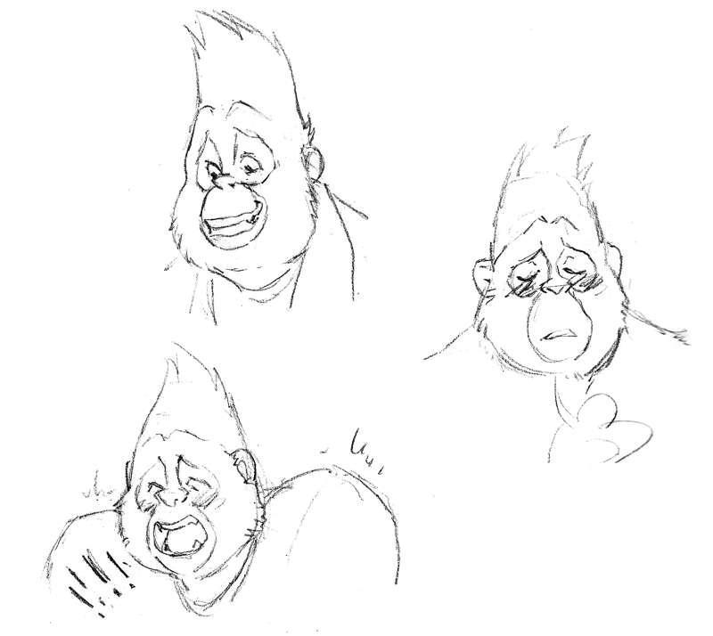 Johnny Expression Sketches