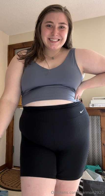 Come to the gym with me. These shorts are a size medium. Som..