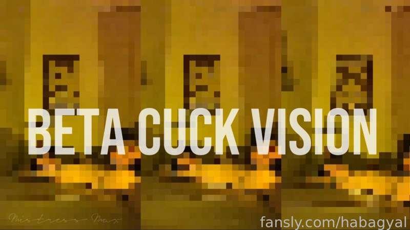 Take it as your beta training.. Are you itching to see Mistress fuck? What a shame you don't deserve it.. the best you get is to see this delicious creampie in beta vision. 

#femdom #findom #cuck #cuckold #creampie #voyeur #betasafe #pixelporn #fyp
