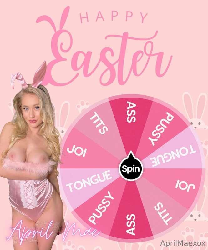 🐰☸️ EASTER SPIN THE WHEEL ☸️ 🐰1 spin = $102 spins = $15 5 sp..