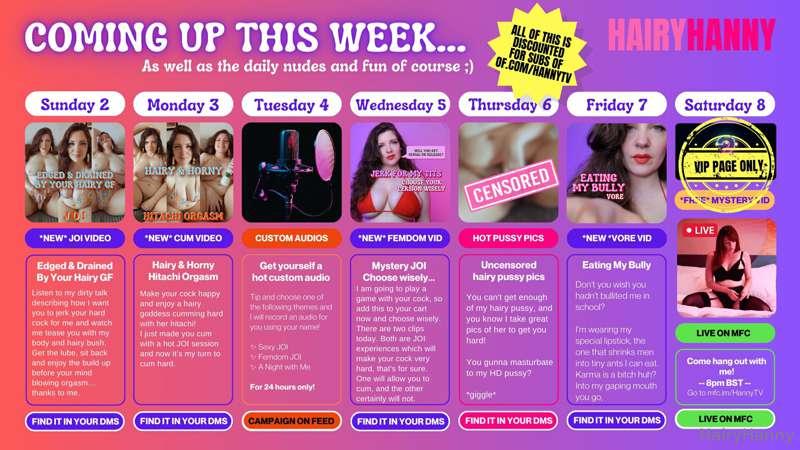 Cummin up this week...
BUT: Sign up to my VIP page 👉🏻@HannyT..