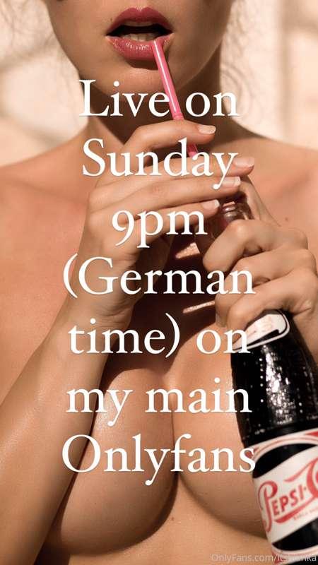 Hallo ihr Lieben, am Sonntag um 21:00 Uhr gibts einen Valent..