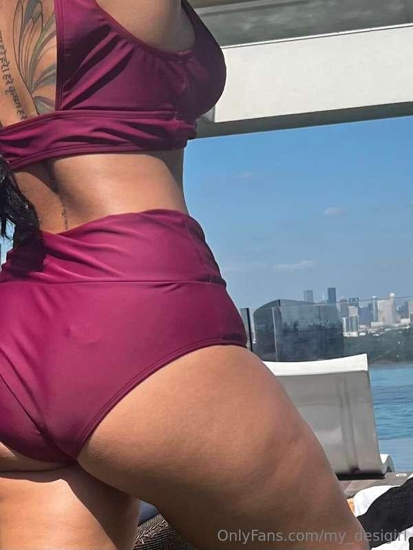 views from the pool today