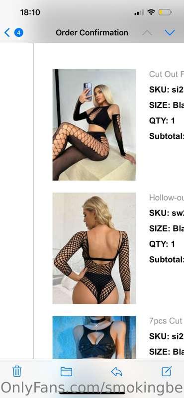 Just brought 5 new outfits to try 😜 so excited and got it fo..