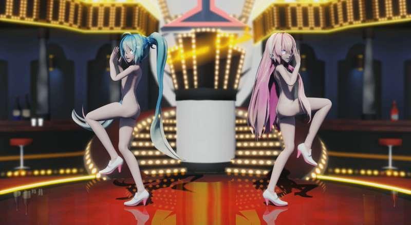 4K UHD 【MMD R-18】 Viva Happy - Miku & Luka