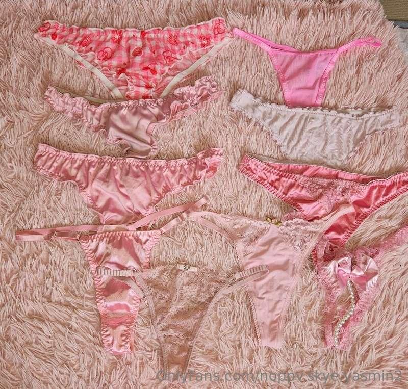 Some of my panties (I have lots more) 😜