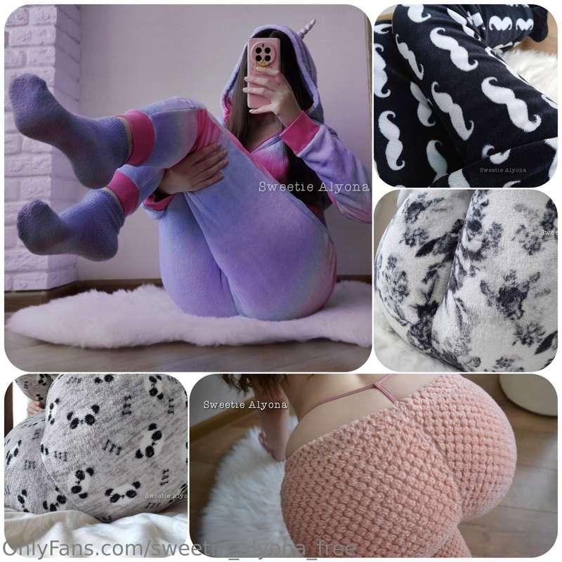 Fuzzy pajamas set ☁️39 pics ✅You can also see fuzzy socks🧦 a..