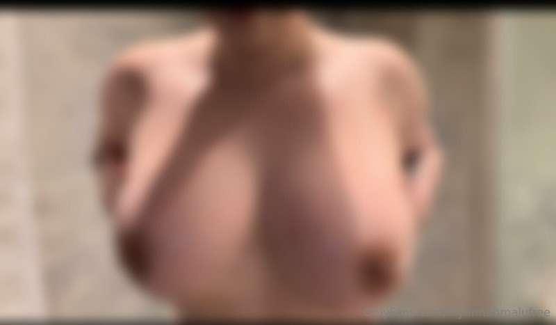 Cinematic HD video 💦 oiling my big titties and moaning for y..