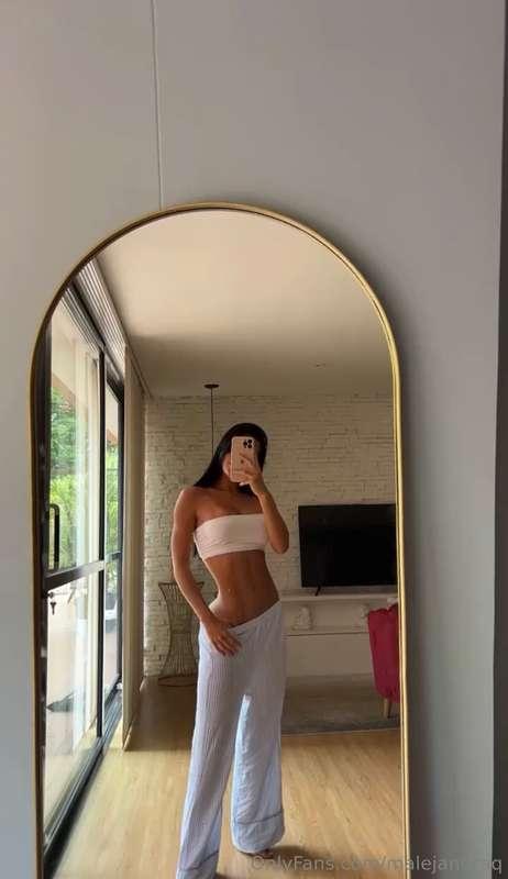 Wish you were here to help me take this off🫦