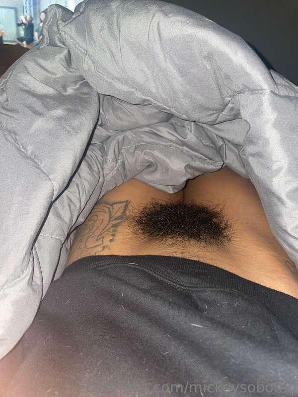 Touching my pussy in bed