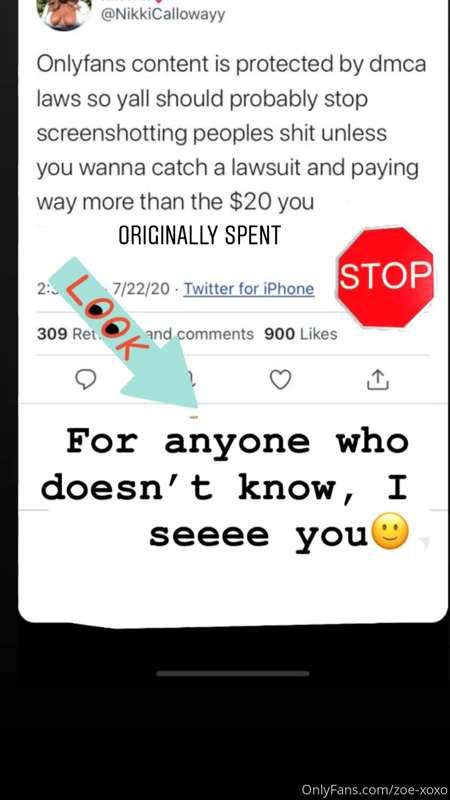 In case anyone forgot, you cannot screenshot, take or share ..