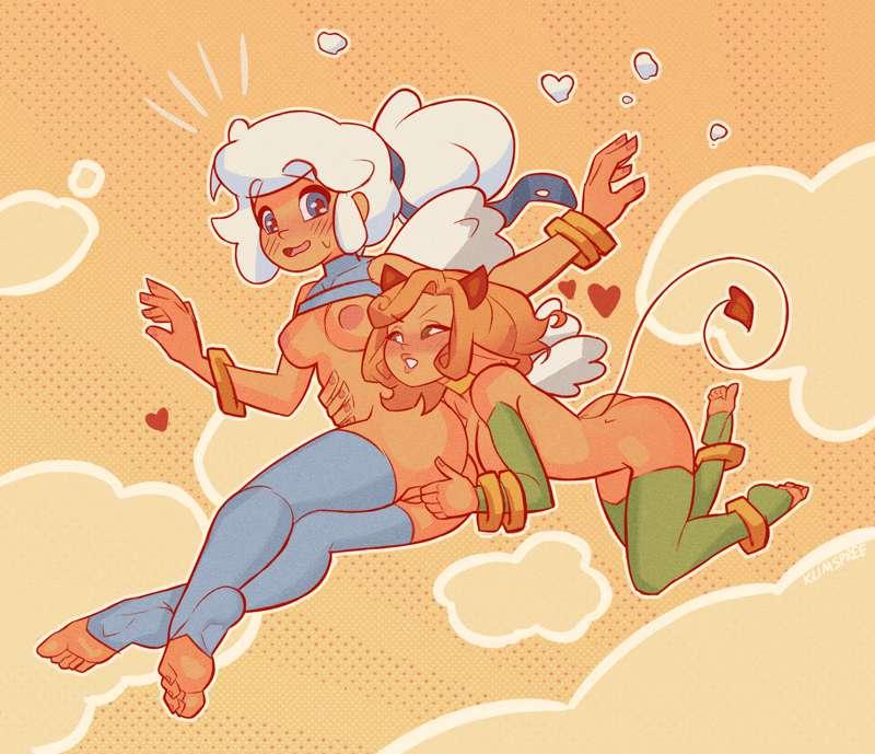 Mocha/Taffy as angels