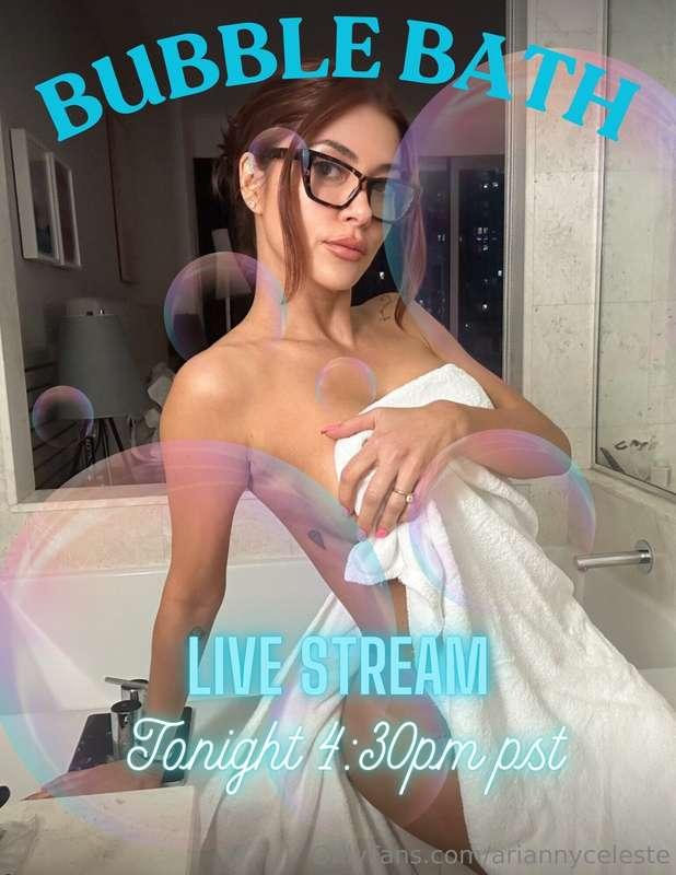 I wanted to make tonight's stream a little more intimate so ..