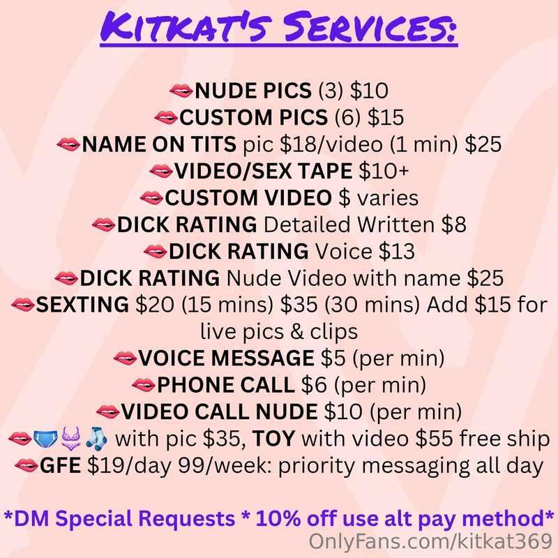 DM me with what I can do for you 😘
