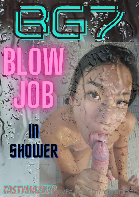 I love sucking dick in the shower. 😝 dm me to purchase!