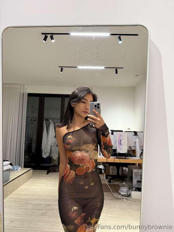 This fabric’s so thin are you getting a good view, or should..