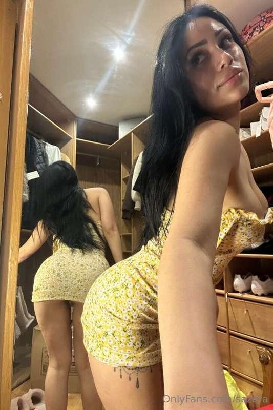 I wish someone could tear open my dress and fuck me from beh..