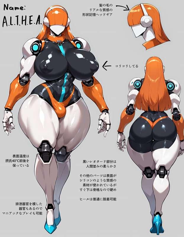 Original Character Idea - Robot Girl / オリジナルキャラクター案 - ロボっ娘