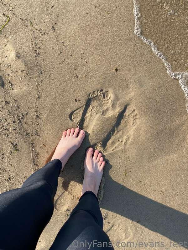 My footprints in the sand😍