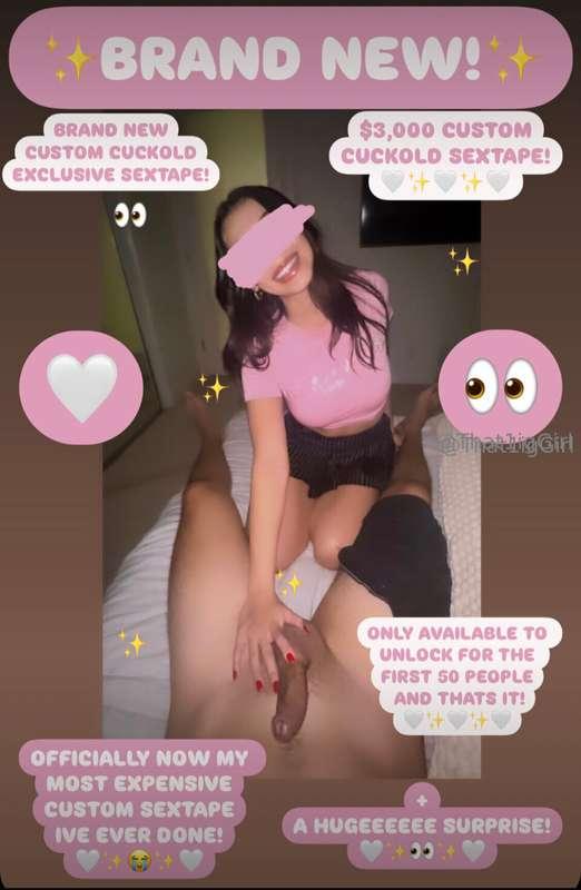 💗🤍 CUSTOM CUCKOLD! 🤍💗🤍✨ BRAND NEW CUSTOM CUCKOLD SEXTAPE + O..