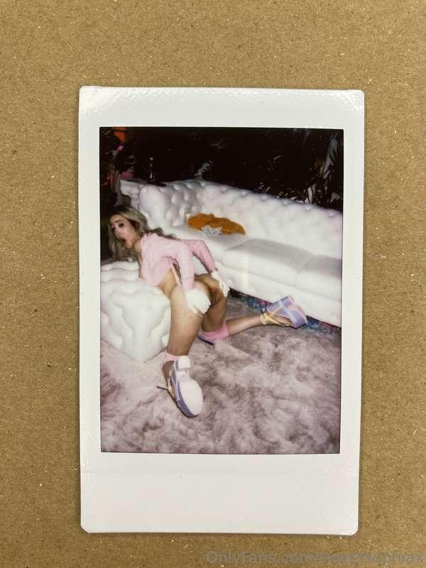 I have a a handful of Polaroids from my shoot with Hook Up H..
