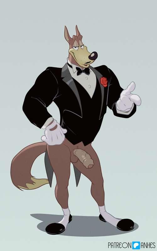 Wolfie - Alt outfit and NSFW
