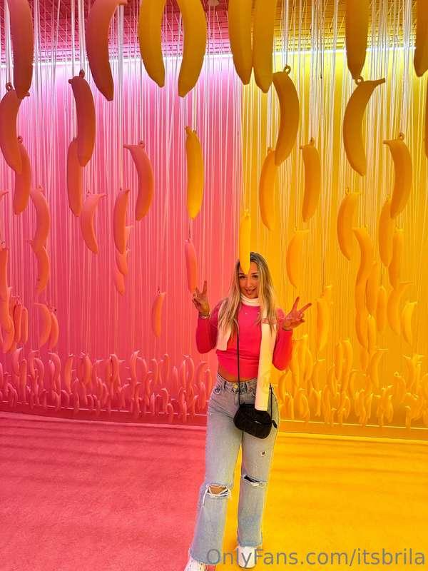 Always in the mood for 🍌👅