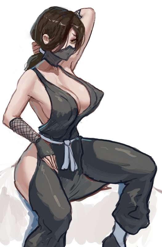 Ninja Girl character Redone.