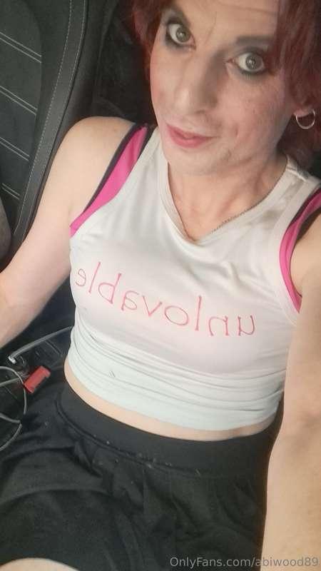 Saturday afternoon! I relaxed in my car getting ready for th..