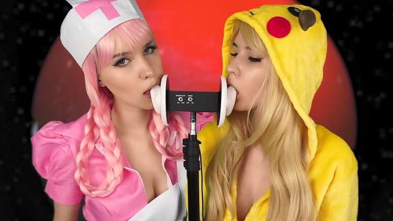 ASMR 😴 DREAMING 👅 Nurse Joy & Pikachu 💕 Heartbeat, Ear licking, RP | Exclusive 👑