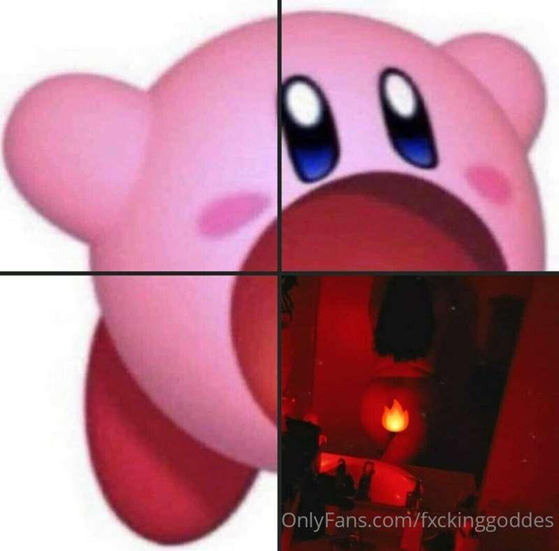 I'm living for the Kirby ass FB trend